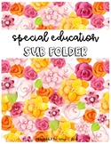 Special Education Sub Folder