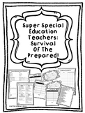 Special Education Survival Forms - Be Prepared!