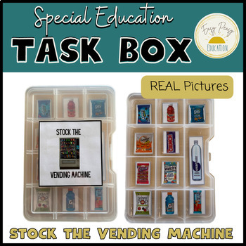 Preview of Special Education Task Box |Stock the Vending Machine |Vocational & Life Skills
