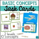 Special Education Task Boxes - Basic Concepts Speech Thera