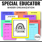 Teacher Binder for Special Education Resource Room | Edita