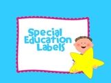 Special Education- Teacher Labels