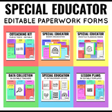 Special Education Binder Organization | Data Binders Lesson Plans