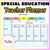 Special Education Teacher Planner