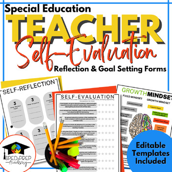 Preview of Special Education Teacher Reflection & Goal-Setting Toolkit