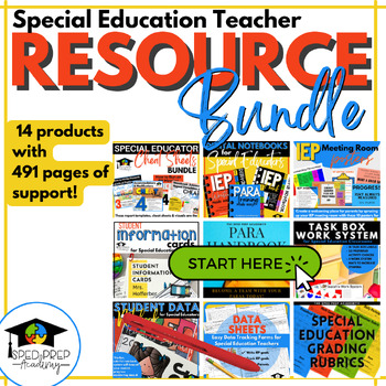 Preview of Special Education Teacher Resource Bundle