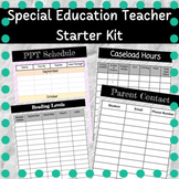 Special Education Teacher Starter Kit (Editable)
