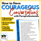 Special Ed Support-How to Have Hard Conversations with Paras 