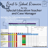 Special Education Teacher and Case Manager Resources BUNDLE