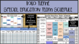 Special Education Team Schedule:  Boho Theme Template