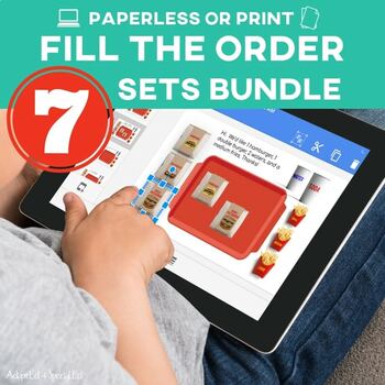 Preview of Special Education Vocational Skills: Fill My Order BUNDLE
