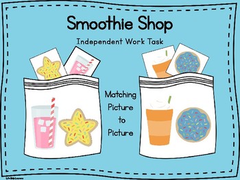 Preview of Special Education Vocational Smoothie Shop