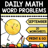 Special Education - Warm Ups - Word Problems - Daily Math 