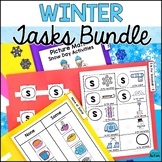 Special Education Winter Activities - File Folders, Cut & 