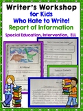 Special Education Writer's Workshop Informational Writing