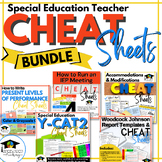 Special Education Cheat Sheets Bundle