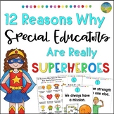 Special Educators are Superheroes Posters