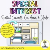 Special Interest Spatial Concepts - Prepositions - On, Abo