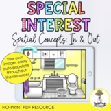 Special Interest Spatial Concepts Speech Therapy - Preposi