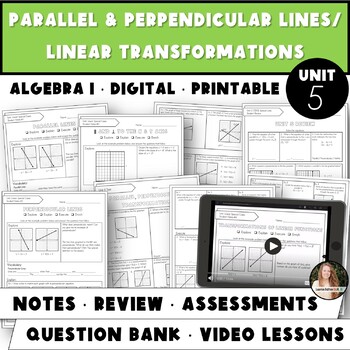 Preview of Special Linear Functions Unit | Algebra 1 Curriculum Bundle