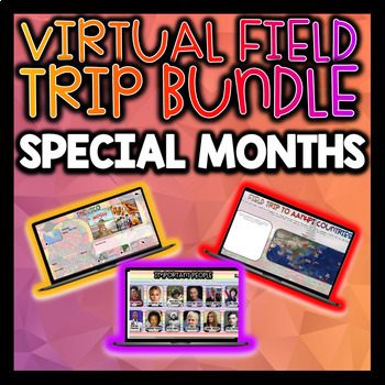 Preview of Special Months Virtual Field Trip *GROWING BUNDLE*