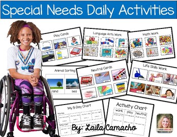 Preview of Special Needs Daily Activities