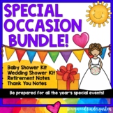 Special Occasion Celebration BUNDLE! Baby & wedding shower