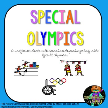 Preview of Special Olympics Unit