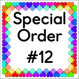 Special Order #12