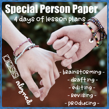 Preview of Special Person Paper: A Personal Narrative Writing Project