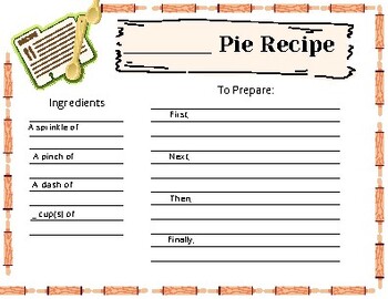 Preview of Special Person Pie Recipe