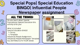 Special Pops | Special Education | BINGO | Influential Peo