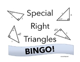 Special Right Triangle (45 - 45 - 90 & 30 - 60 - 90) - Bin