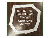Special Right Triangle 45-45-90 Chain Link Activity