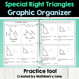 Special Right Triangles 30-60-90 and 45-45-90 Graphic Orga