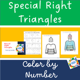 Special Right Triangles Color by Number Activity