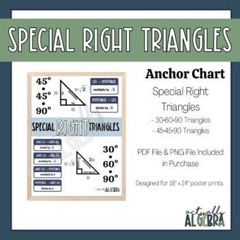 Special Right Triangles 30 60 90 Teaching Resources Tpt