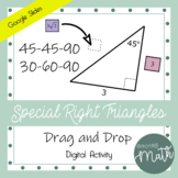 Special Right Triangles | Drag & Drop | Differentiated Act