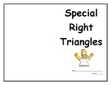 Special Right Triangles Foldable