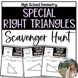 Special Right Triangles - High School Geometry Scavenger Hunt
