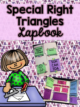 Preview of Special Right Triangles Lapbook- NO PREP