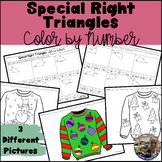 Special Right Triangles Ugly Christmas Winter Sweater Colo