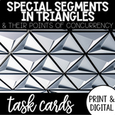 Special Segments in Triangles Task Cards PRINT & DIGITAL