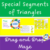 Special Segments of Triangles Digital Drag and Drop Maze