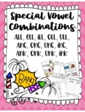Special Vowel Combinations Packet- all, ell, oll, ull, ill