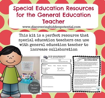 Preview of Special Education Resources for the General Education Teacher
