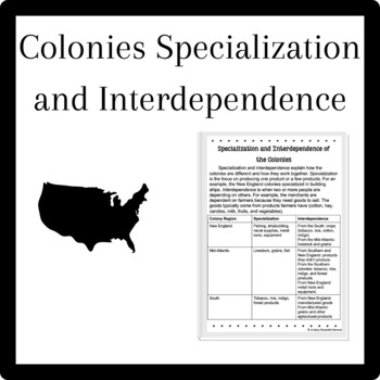 Preview of Specialization and Interdependence of the Colonies