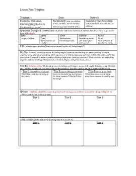 Instructional Design Plan Template