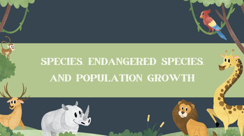 Preview of Species, Endangered Species, and Population Bundle