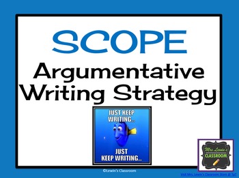 Preview of Specific Evidence in Argument Writing: SCOPE